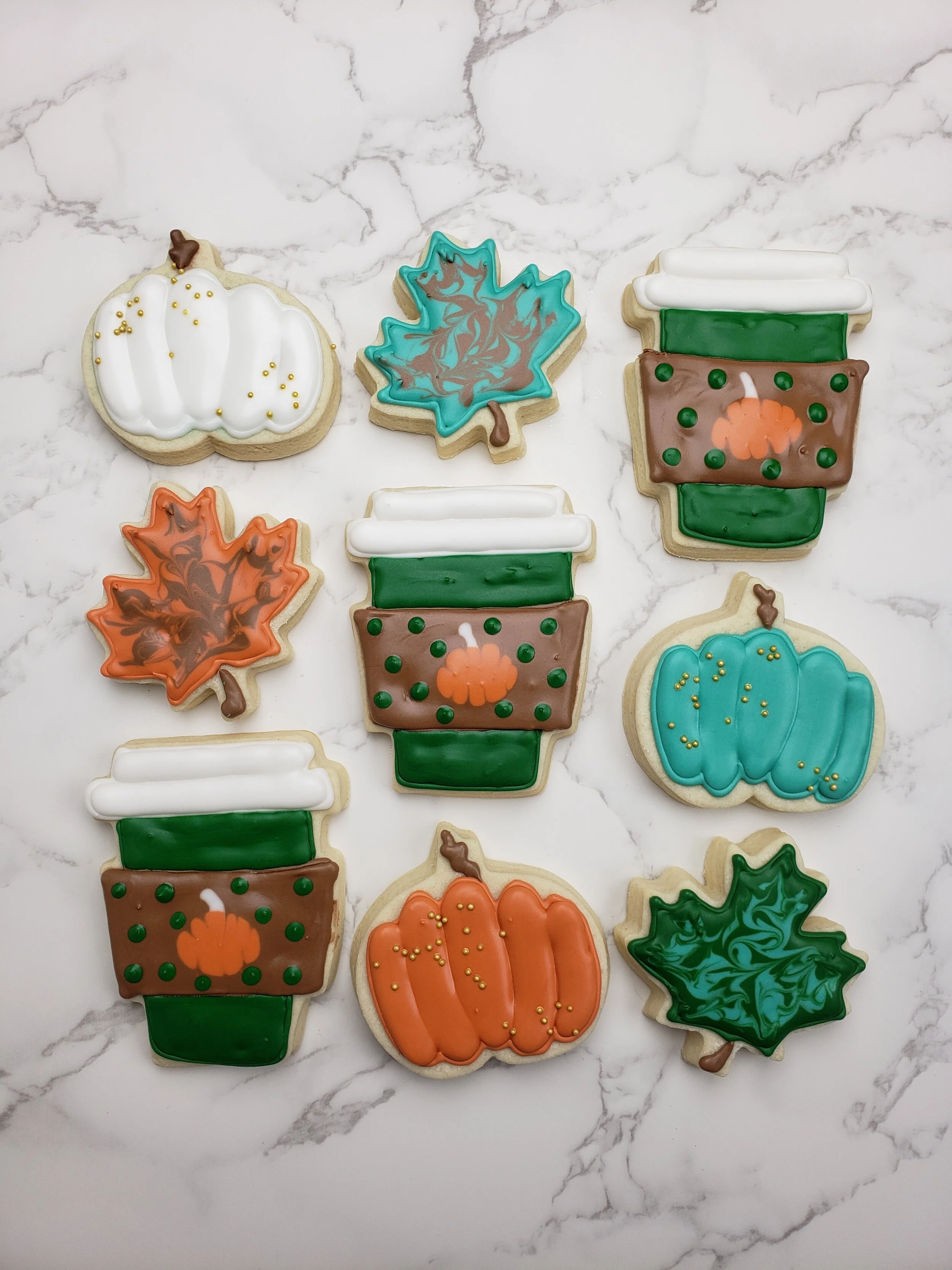 Virtual Cookie Decorating Class - Fall Season Cookie Set