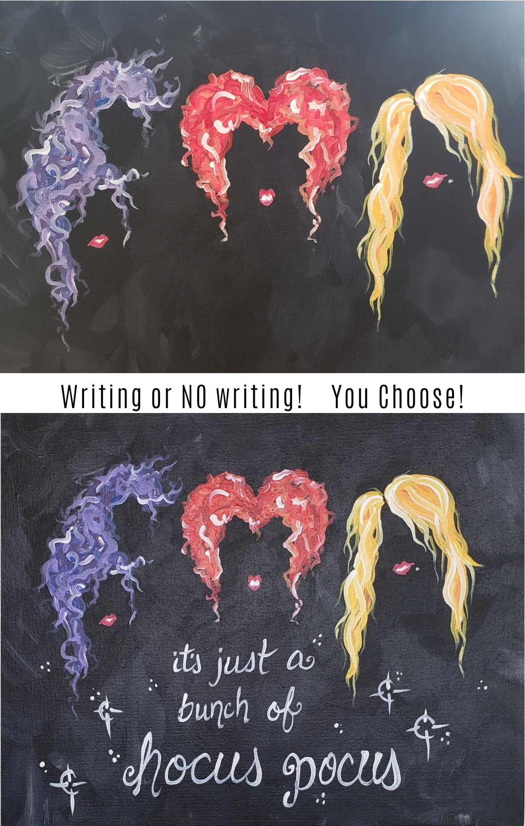 Virtual Painting Class - Hocus Pocus