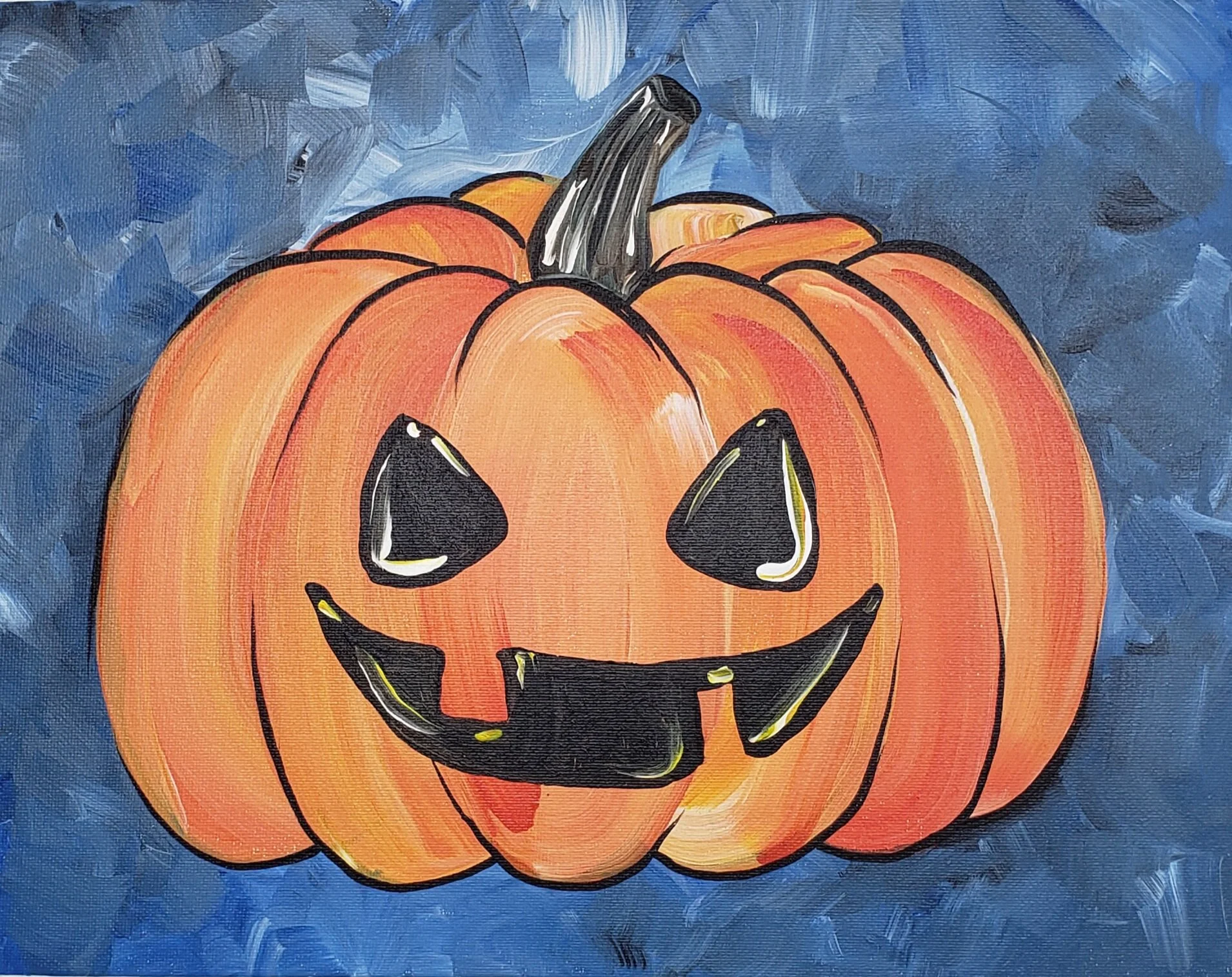 Virtual Painting Class - Kids - Jack-O-Lantern