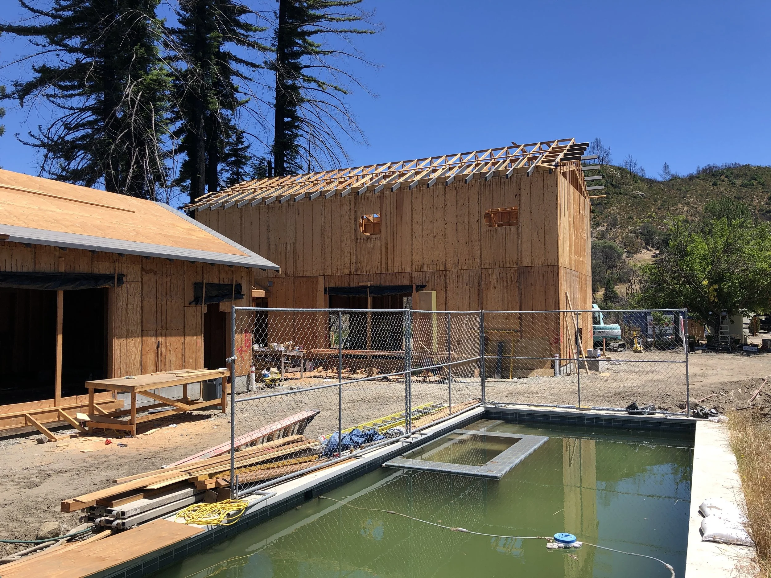 Calistoga Farmhouse Modern - Rebuilding after a Devastating Fire