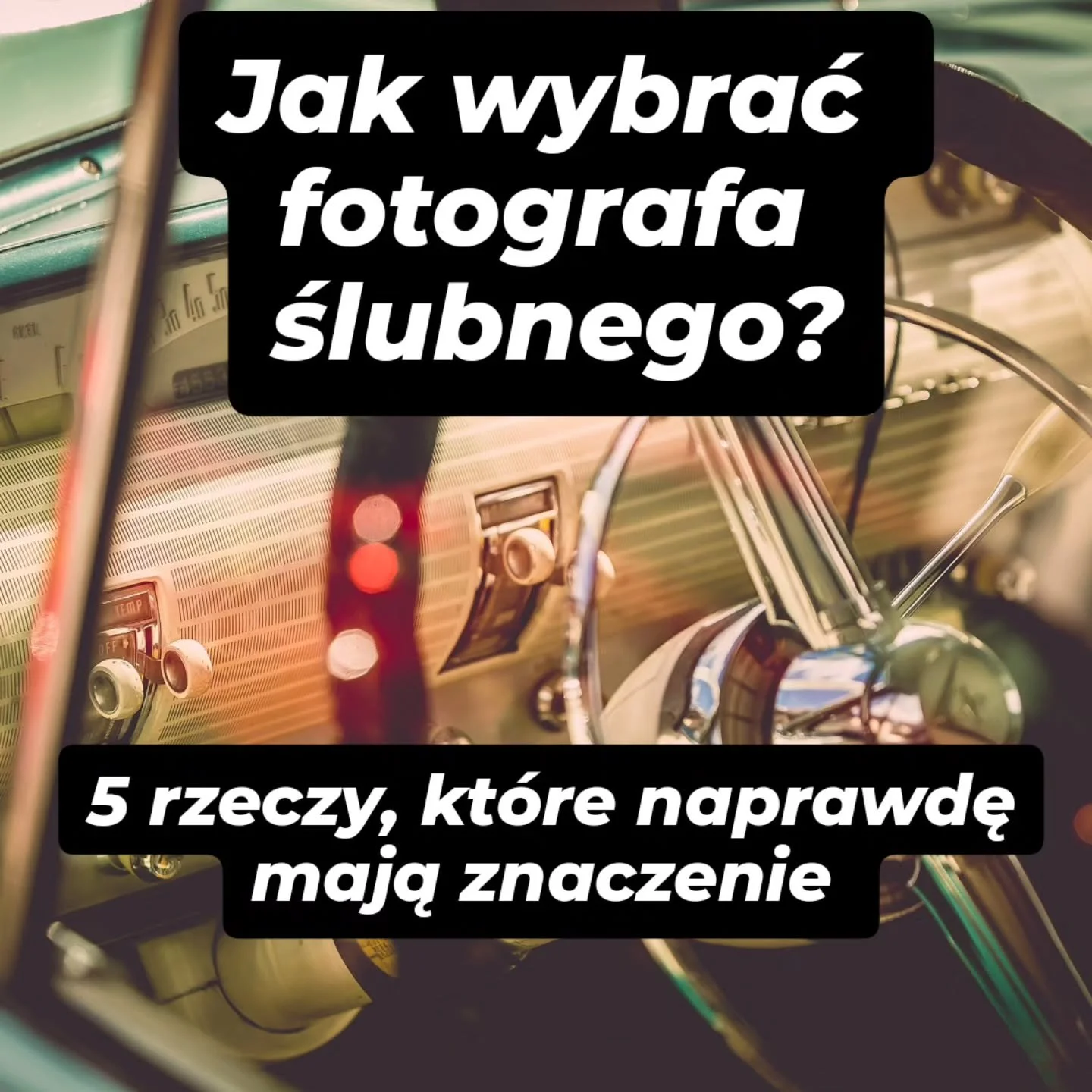 Ślub trwa jeden dzień. Zdjęcia zostają z Wami na całe życie.

Wyb&oacute;r fotografa ślubnego to jedna z najważniejszych decyzji podczas organizacji wesela. To właśnie on będzie z Wami od przygotowań aż do ostatnich tańc&oacute;w, często bliżej niż ś