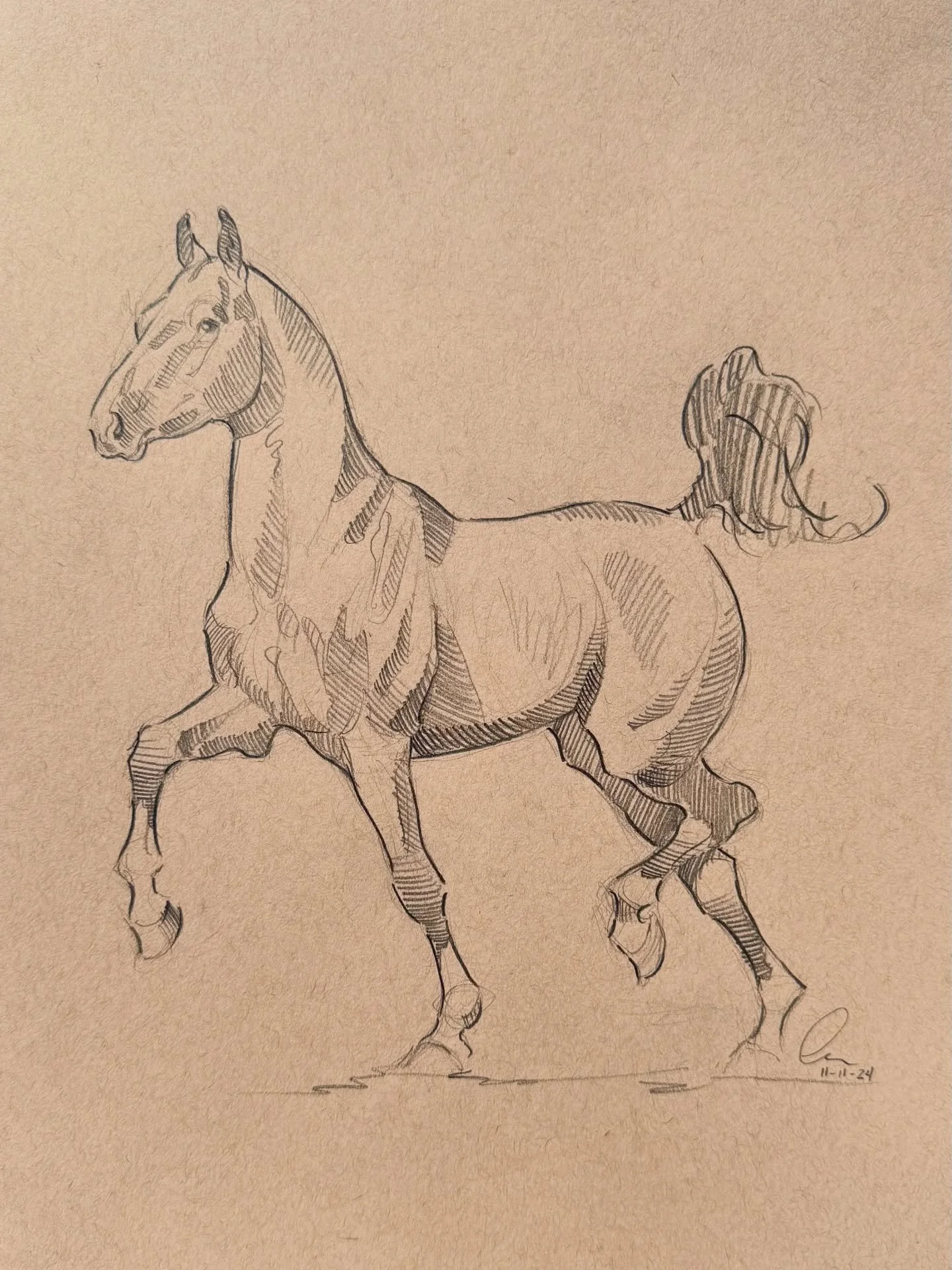 Some of my favorite prancing sketches from over the years. 🥰 What&rsquo;s your favorite out of these four? 

All of these sketches have been sold, but I had brand new sketches set to release to my email subscribers later this month! 📬

#sketchbook 