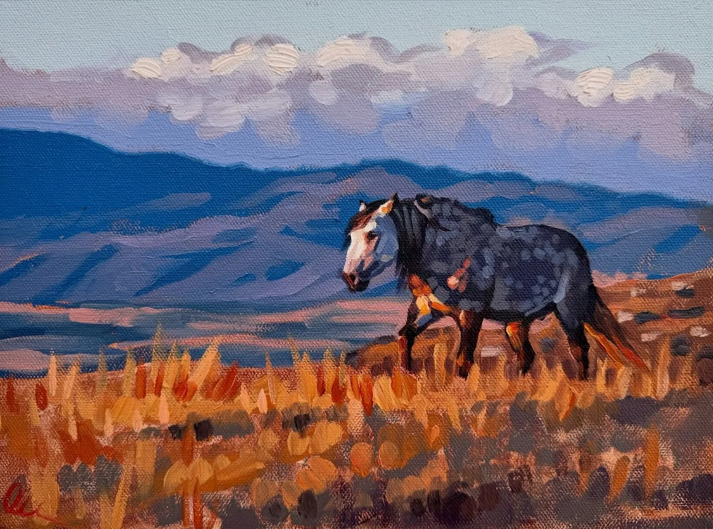 I will never get tired of painting wild, scruffy ponies. 😍

All of these paintings have been sold, but I have three new Mustang paintings launching tomorrow, 4/25! Make sure you&rsquo;re signed up for my email list if you&rsquo;d like the first chan