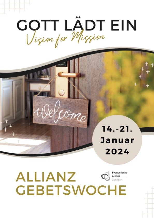 Evangelische Allianz Sonntagsgottesdienst 14. Jan. 2024