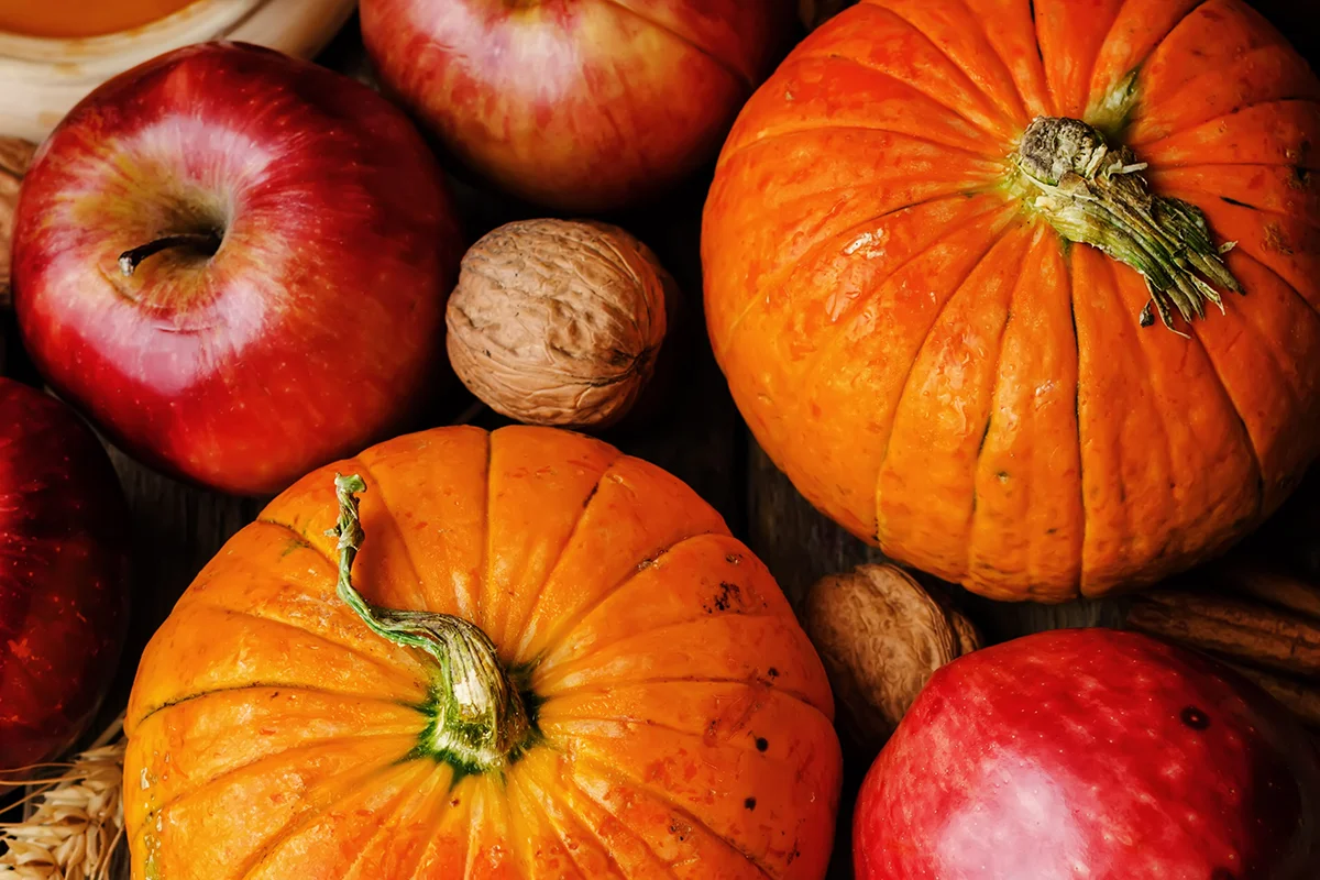 It’s harvest season. Pumpkins everywhere! 