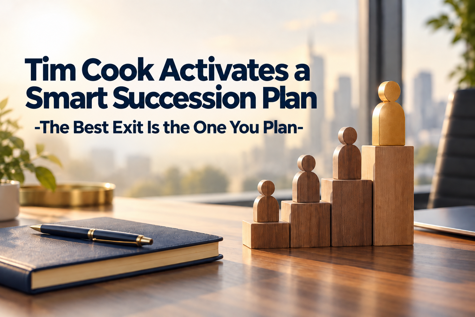 Tim Cook Activates a Smart Succession Plan:The Best Exit Is the One You Plan