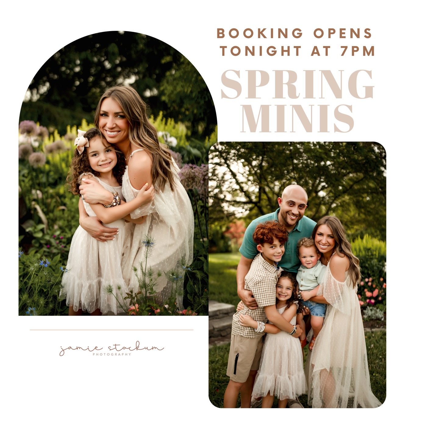 📸 Set your alarms!!! I can&rsquo;t wait to share all the gorgeous sessions I have planned this Spring!!🌿