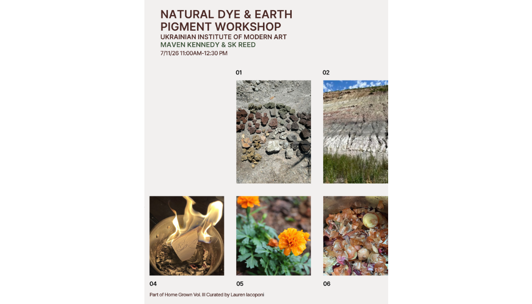 Natural Dye &amp; Earth Pigment Workshop