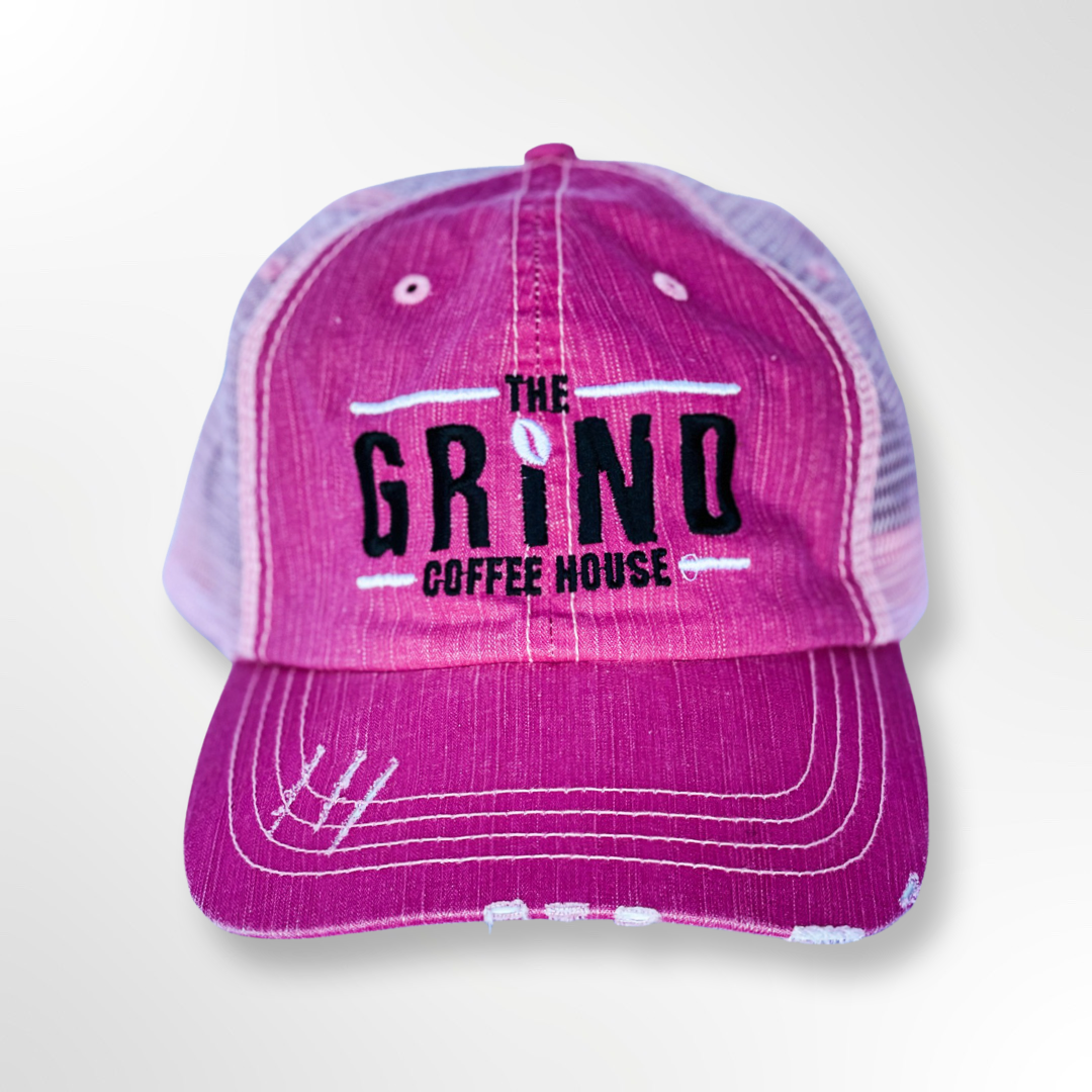 The Grind Trucker Hat (Pink)