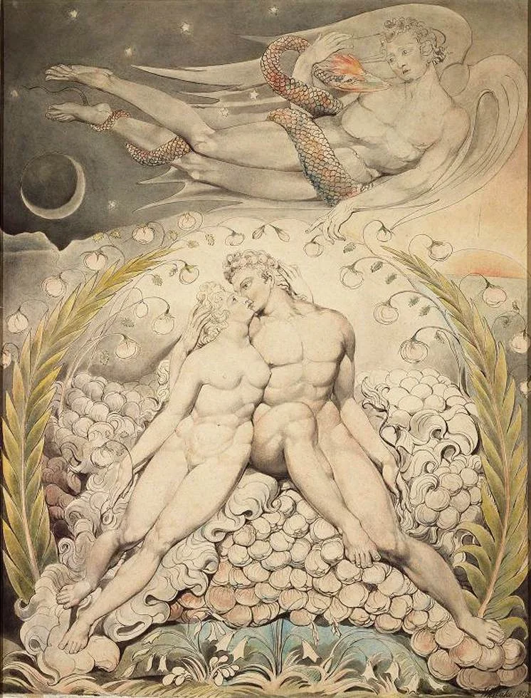 William Blake's Satan Watching The Caresses of Adam and Eve, by Bill Donaghy of the Theology of the Body Institute