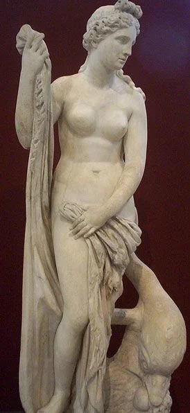 The goddess Venus.