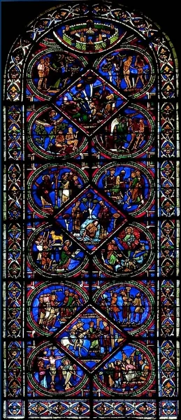 The Good Samaritan Window, Sens Cathedral