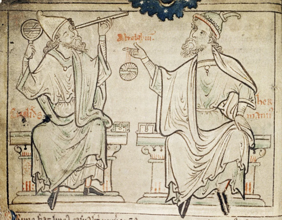 Euclid and Herman the Dalmation (a medieval philosopher)