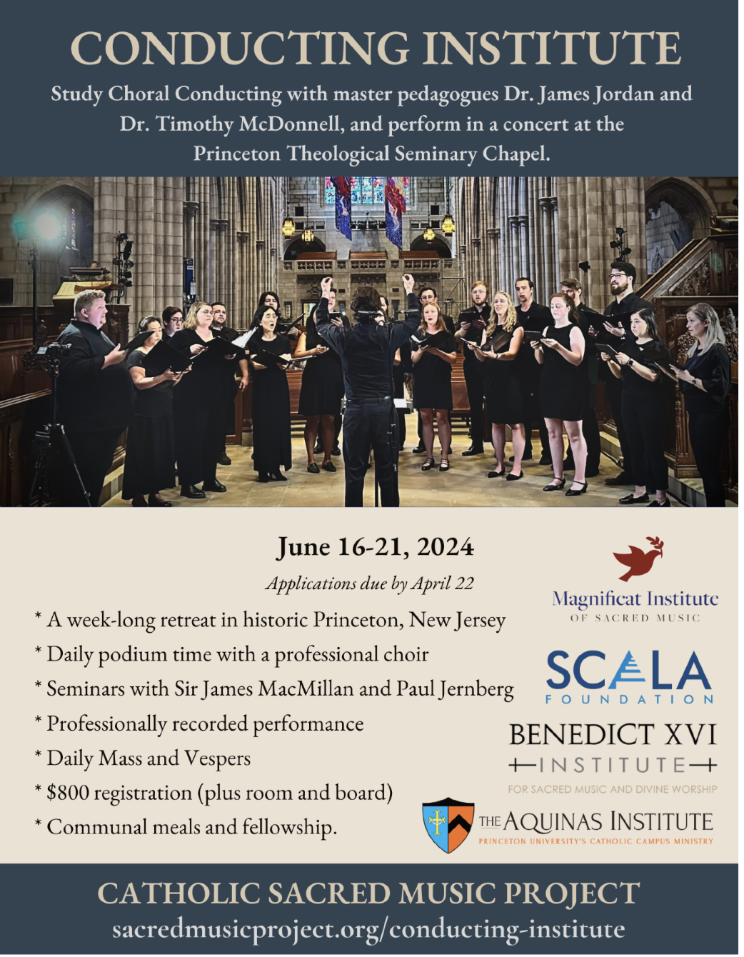 Two Events in Princeton Within a Week: Concert of New Choral Music and a Conversation With Sir James MacMillan,  June 15, 2024
