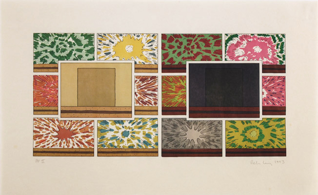 "Cell with Explosions (diptych)"