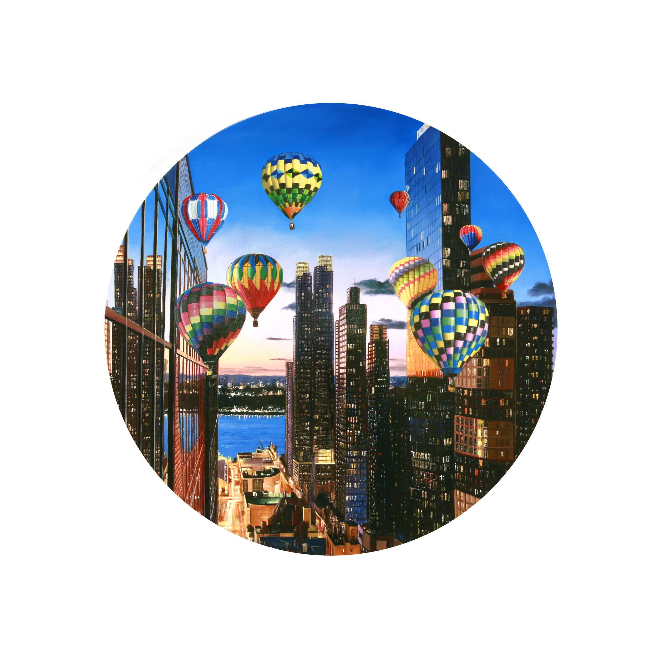 Kun, Lift Off, Hot Air Balloons New York City Hudson River View 6.jpg