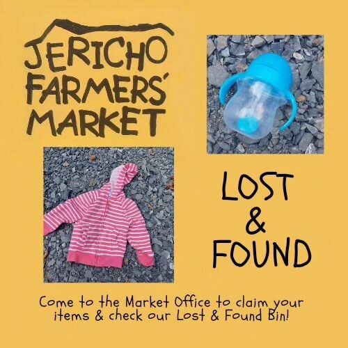 Did you lose one of these items at the Farmers Market?

We've been collecting lost items all season, and we'd love to have them found! 

All unclaimed items will be donated in mid-October - stop by the market or DM to reclaim your items!