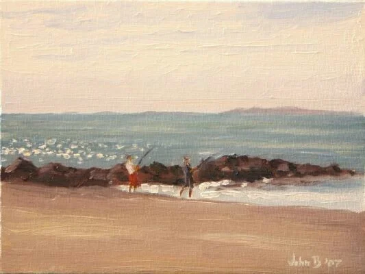 Surf Fishing, Ventura, 2007