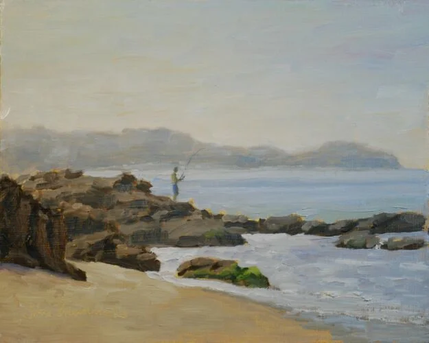 Surf Fishing, Broad Beach, 2008