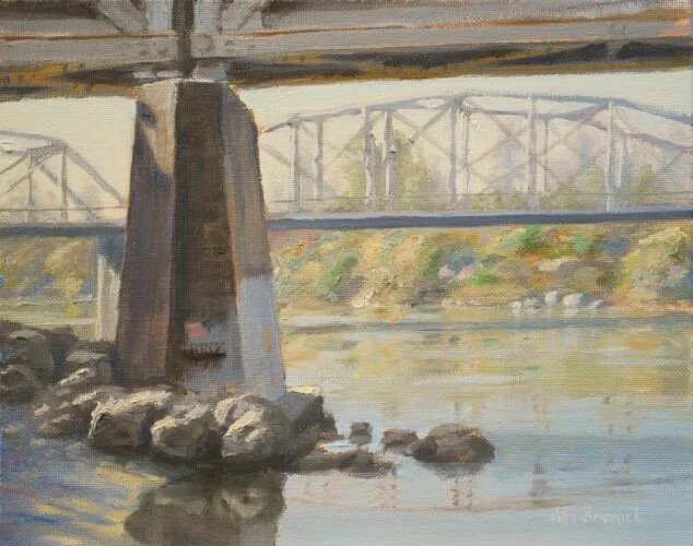Healdsburg Bridge, Russian River, 2010