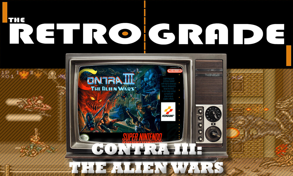 JOGO CONTRA III THE ALIEN WARS SUPER NINTENDO