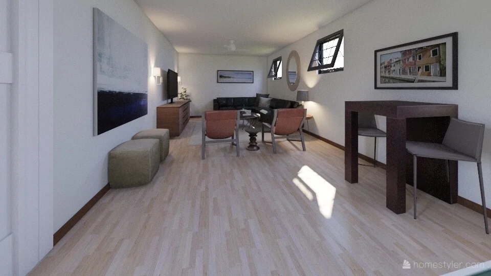 Basement Floor Rendering Basement Remodel Reveal : Before and After | Sharp & Grey Interiors