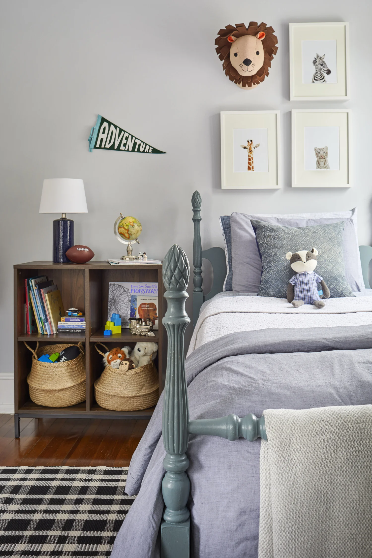 Little Boy's Cute Bedroom Reveal | Sharp & Grey Interiors