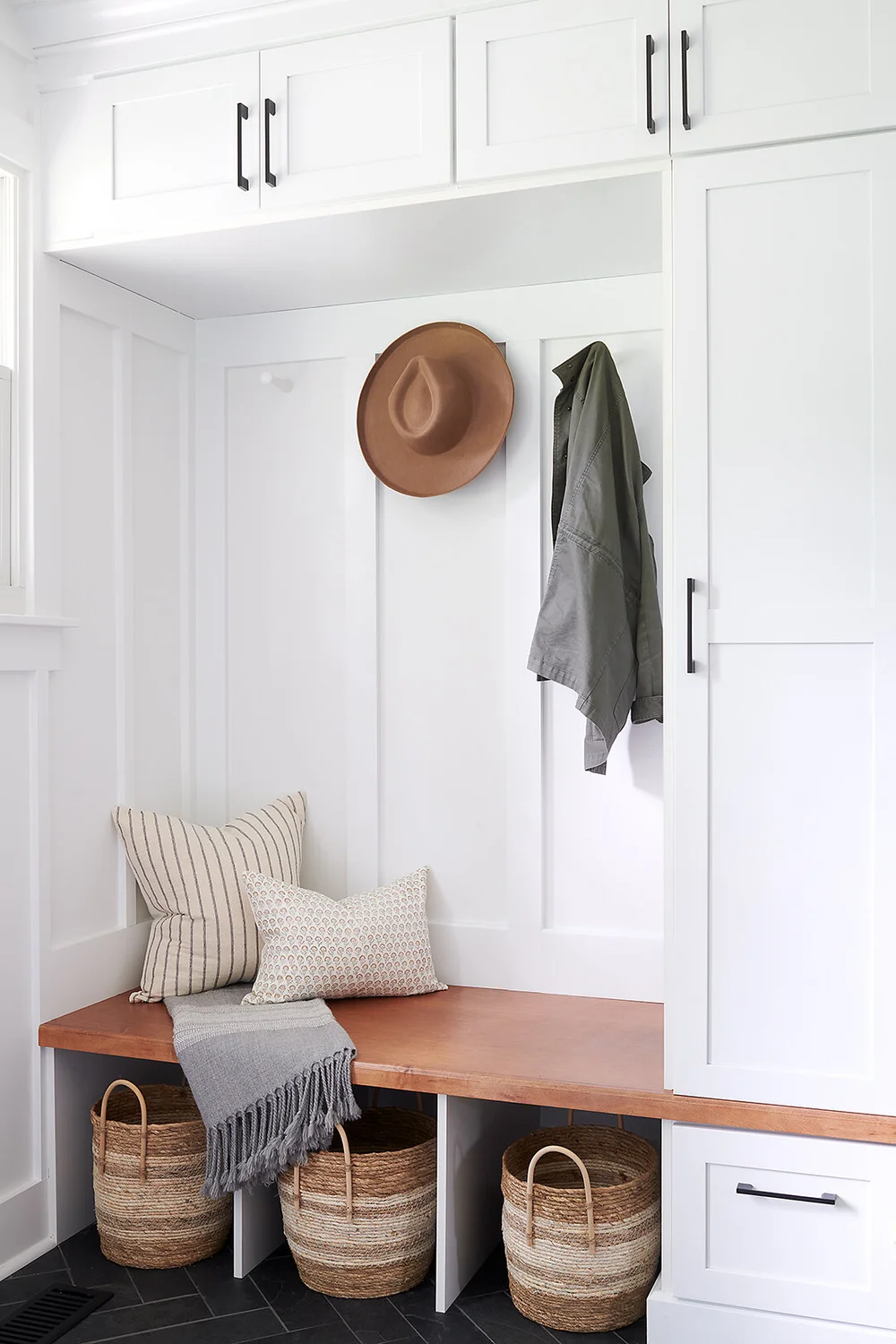 Cape Cod-Style Mudroom & Powder Room Remodel | Sharp & Grey Interiors