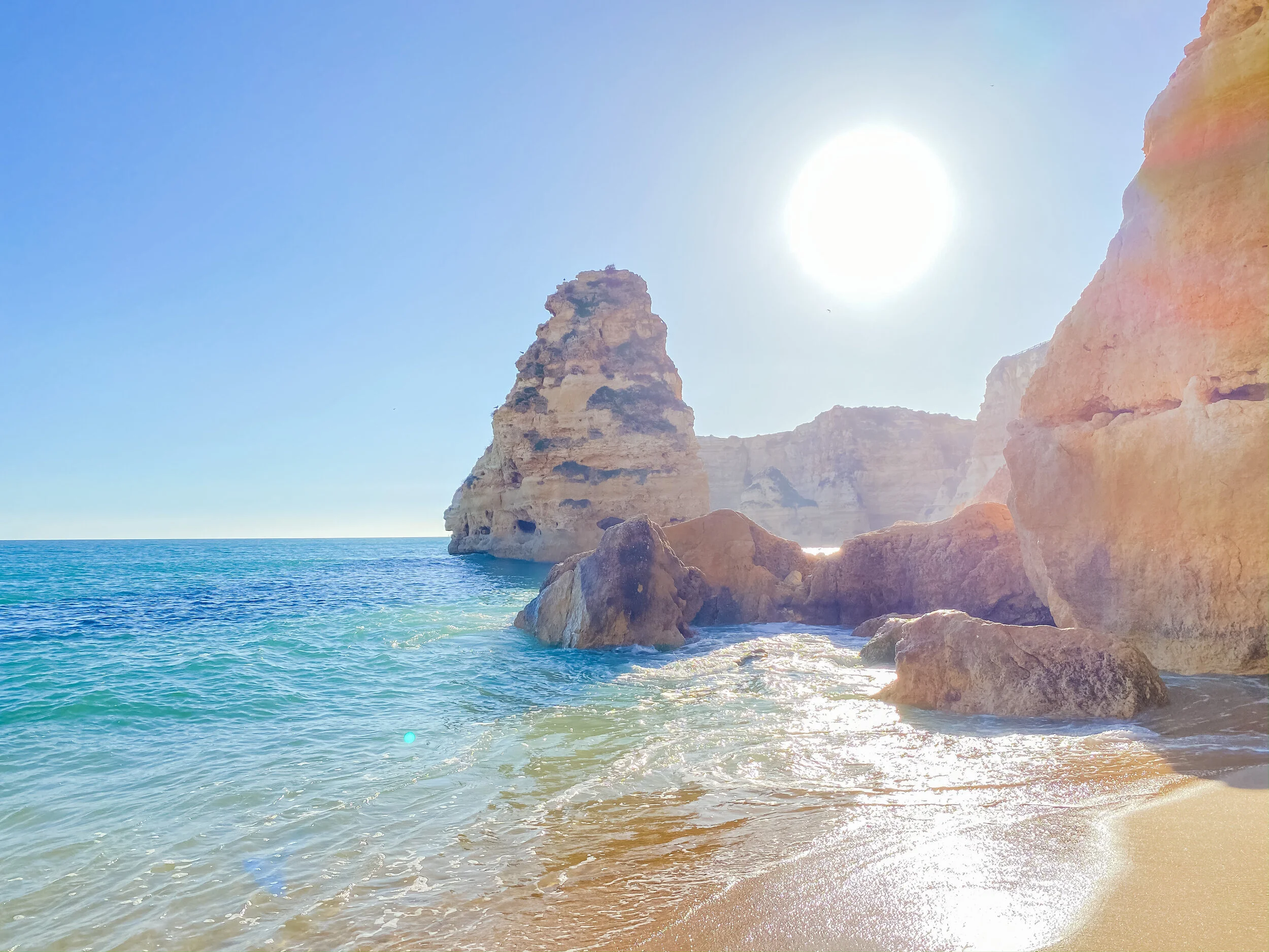 Praia da Marinha in Portugal