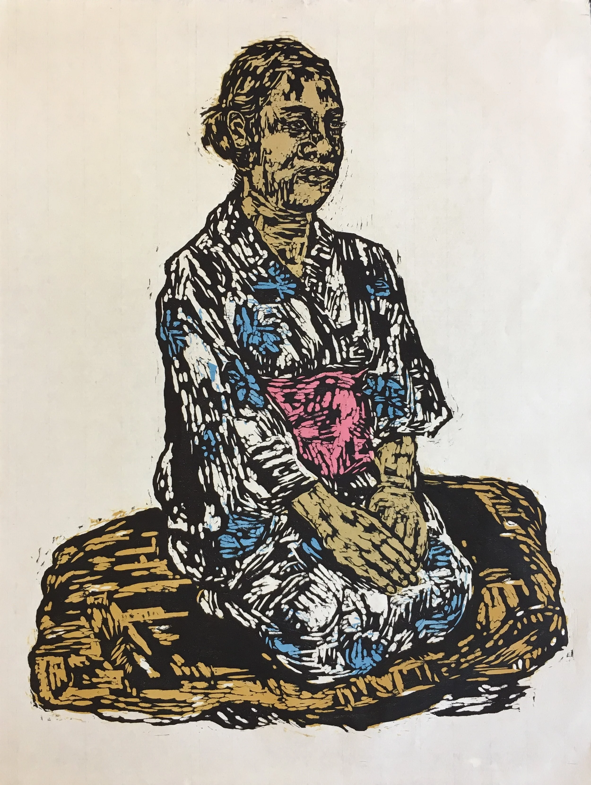 Wakako in Her Kimono