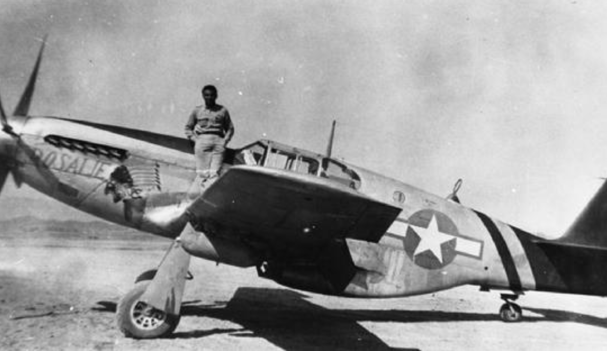 J osh Sanford with his P40 Warhawk 1942 - 1946