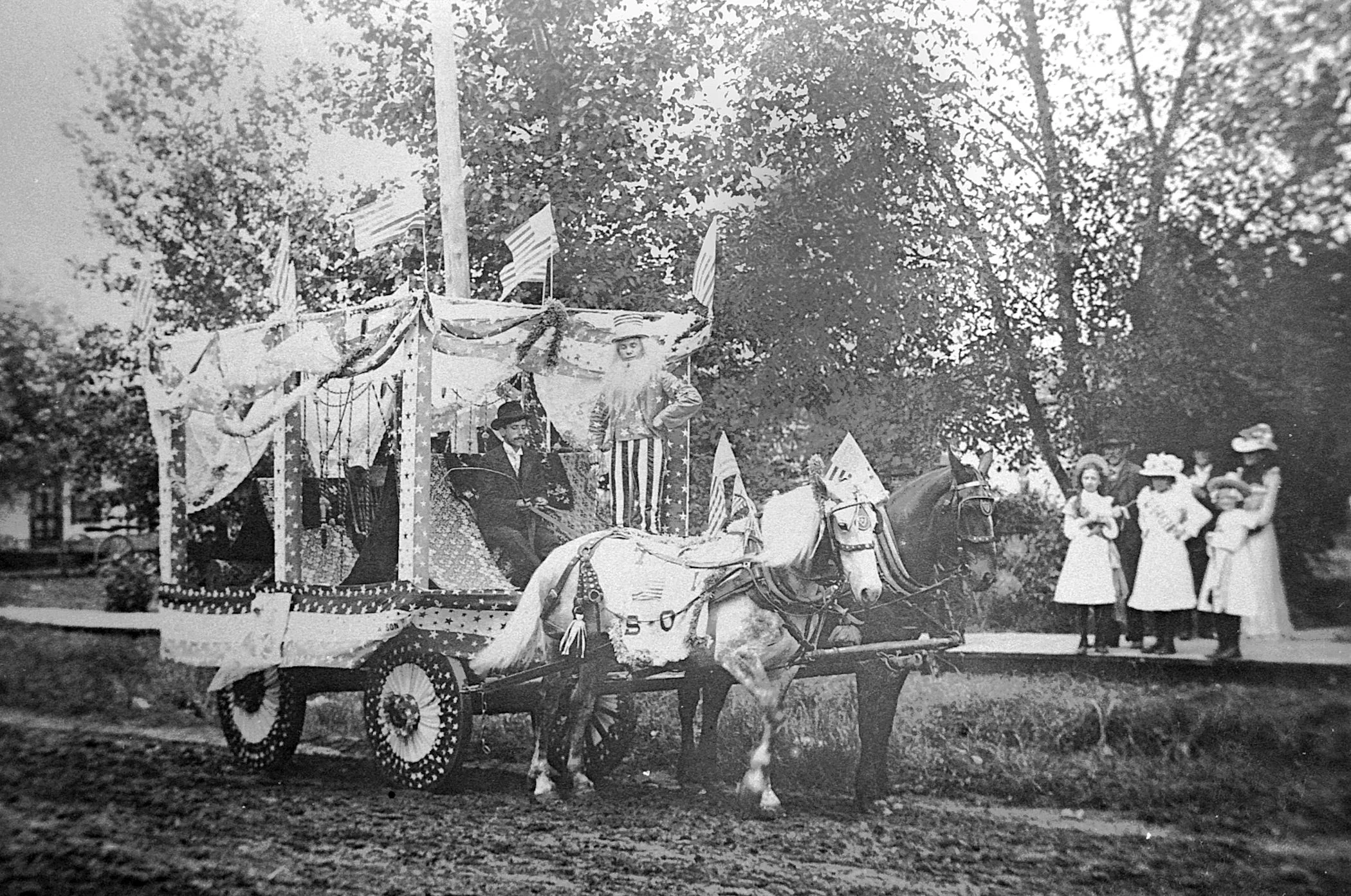 Loganville 4th of July Parade late 1890s