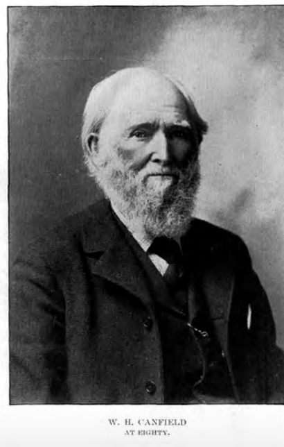Canfield at age 80 in 1899.