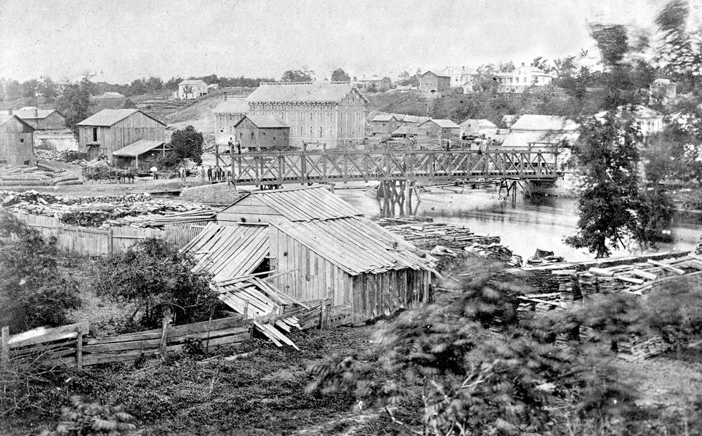 Baraboo 1866 Ash-Walnut Bridge looking northwest.jpg