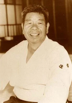 Saito Shihan in the dojo.