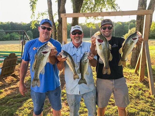 Me, Pop and Gary wrangled us up some fillets for dinner! #bass #bassfishing #swackem #fillets #dinner @haley.browning @rlcarson830