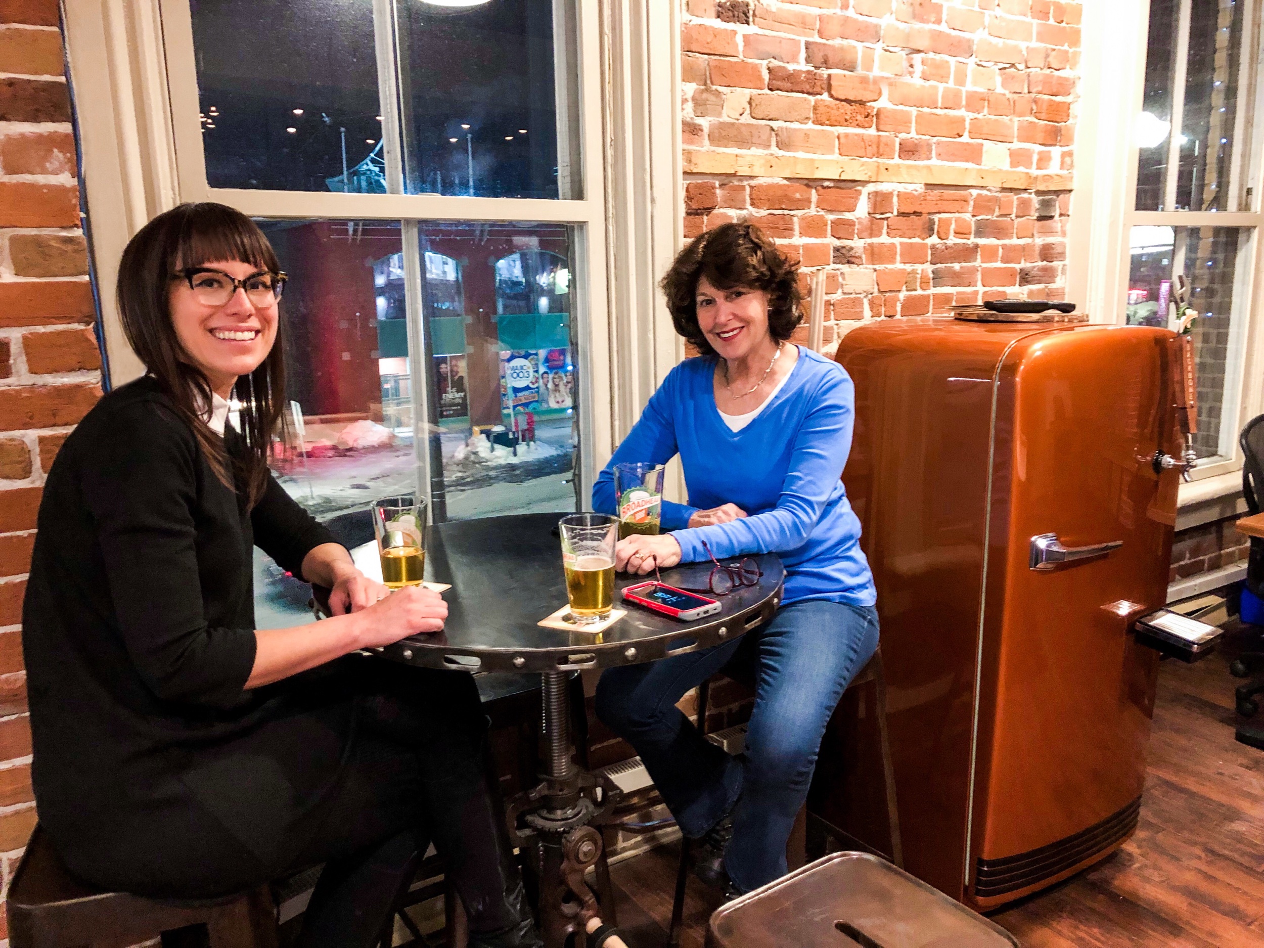 Emily with Helen, CEO of Top 60