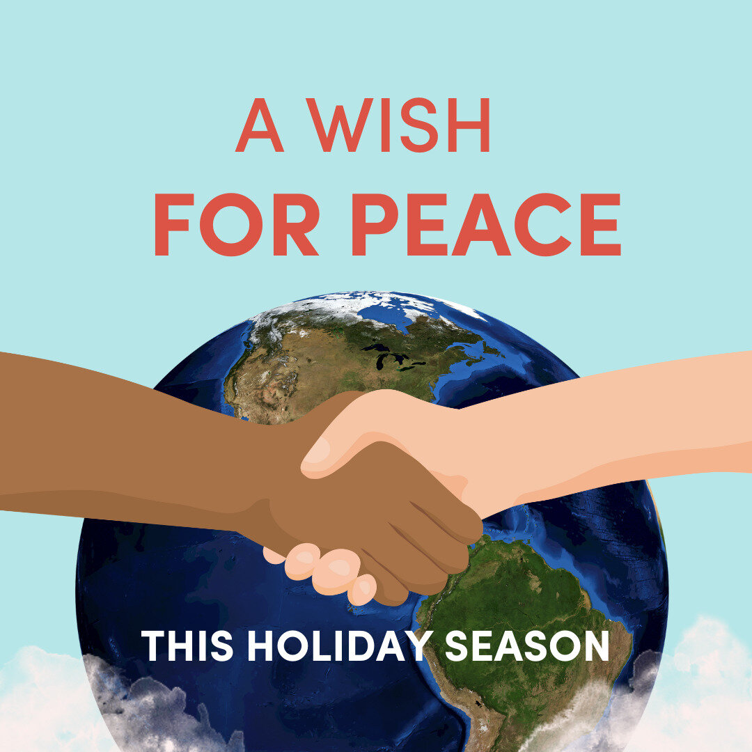 🕊️ As the year draws to a close, our team unites in a shared wish for peace, particularly when so many in our world do not enjoy the safety and privilege that we often take for granted here in Canada. 

Please note that Connected Canadians will be c