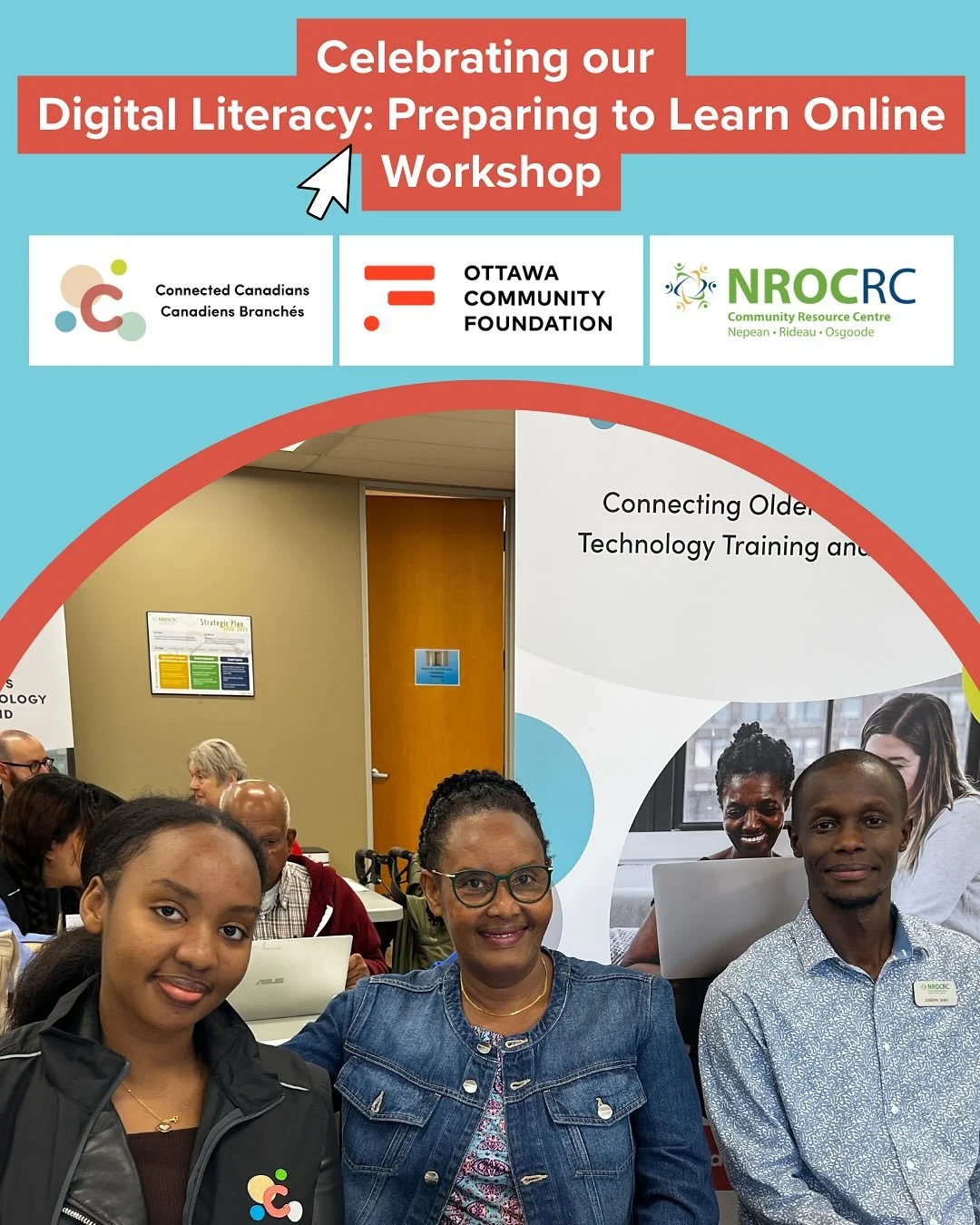 We had a great time at NROCRC, hosting our Digital Literacy: Preparing to Learn Online workshop as part of their Men&rsquo;s Circle program, which helps build connection and well-being for participants. 💻✨

One of the most special moments came when 