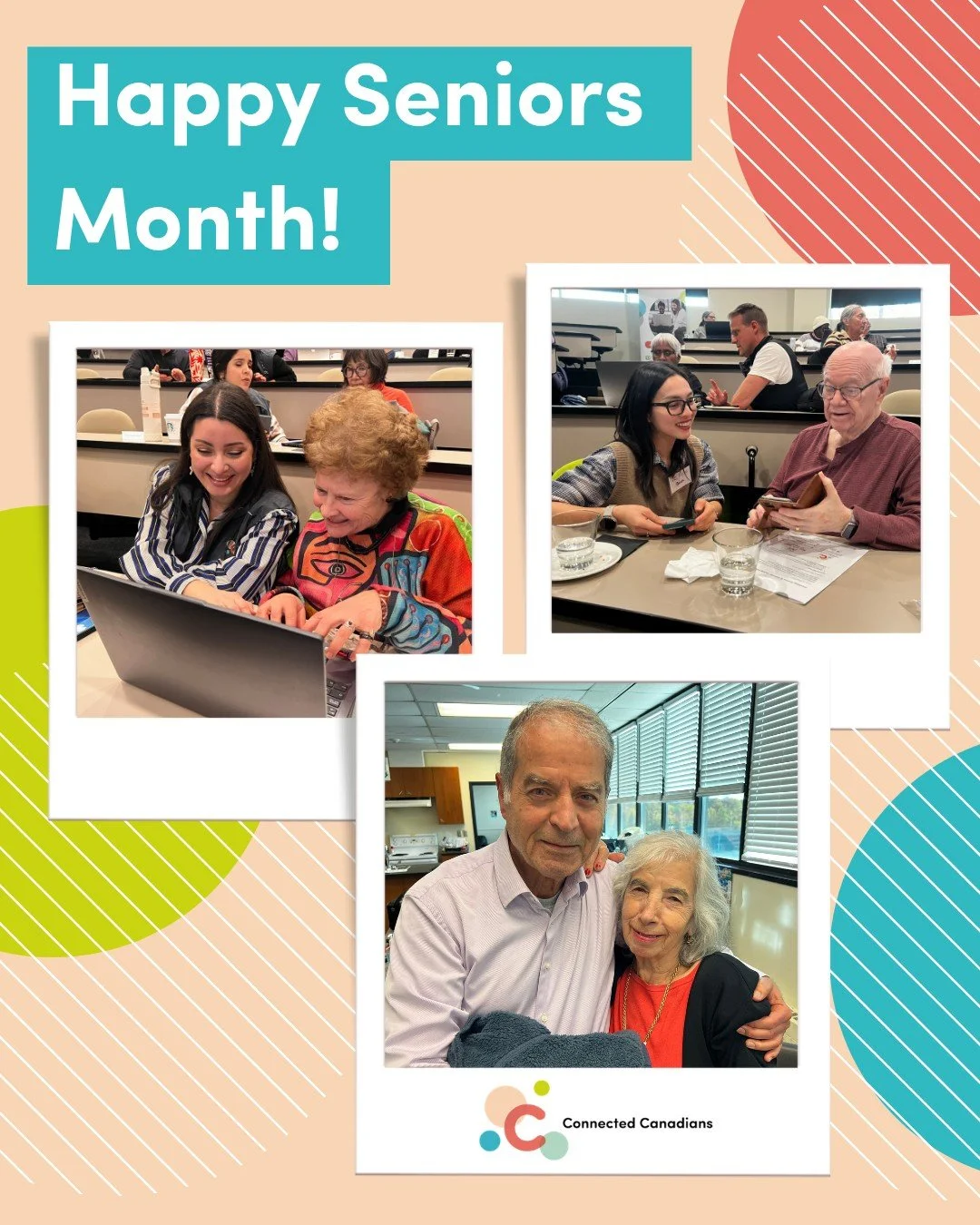 It&rsquo;s Seniors Month in Ontario! 💛

Throughout June, we celebrate the wisdom, achievements, and lifelong contributions of older adults. 

At Connected Canadians, we&rsquo;re honoured to learn from and support incredible seniors every day by help