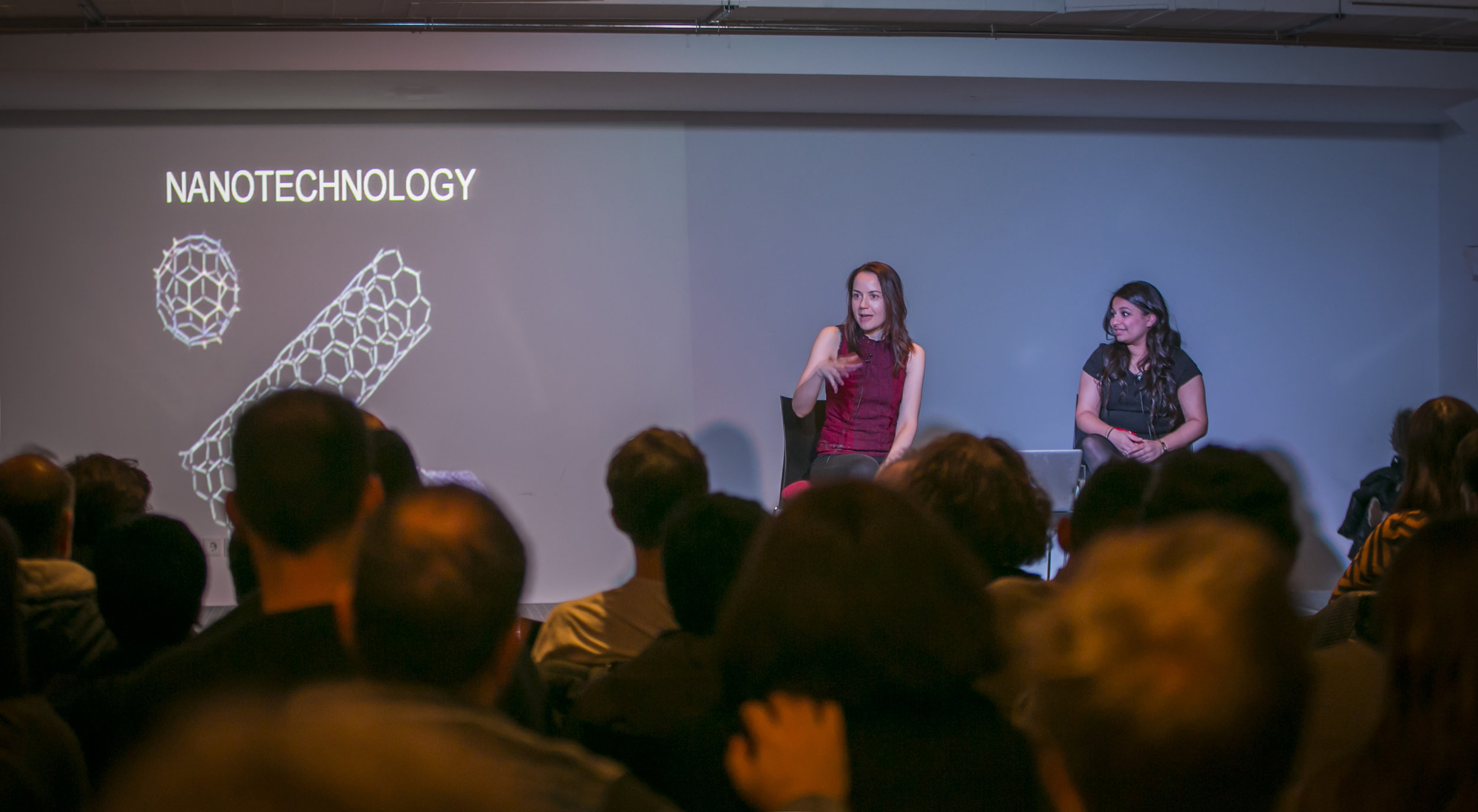     Helen Keen &nbsp;&amp;&nbsp; Dr Suze Kundu  at the  British Council &nbsp;sponsored 'The Science of Superheroes' event,&nbsp;&nbsp;Athens, Greece. Photo credit Maria Maraki.&nbsp;    