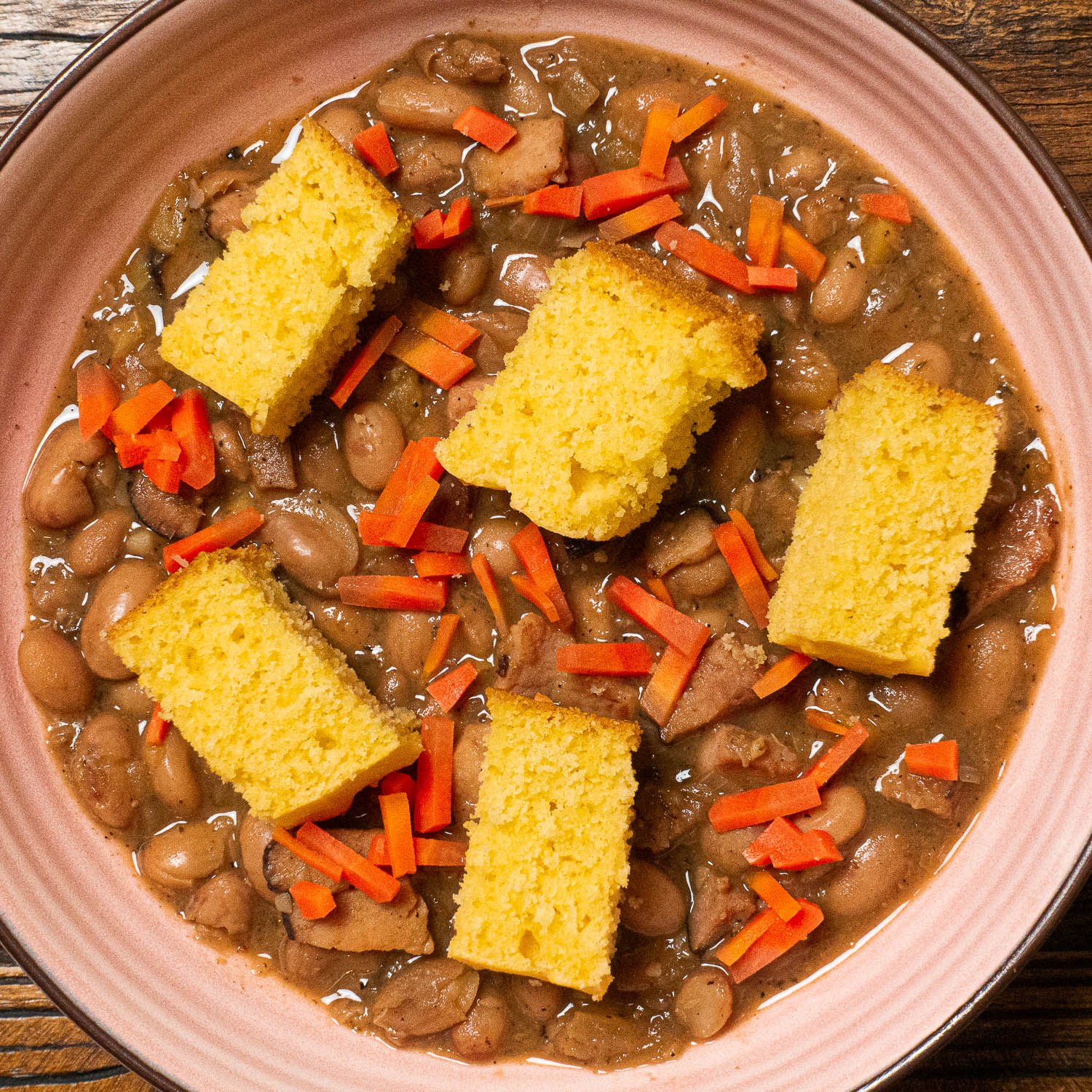 CRANBERRY BEAN STEW WITH HAM