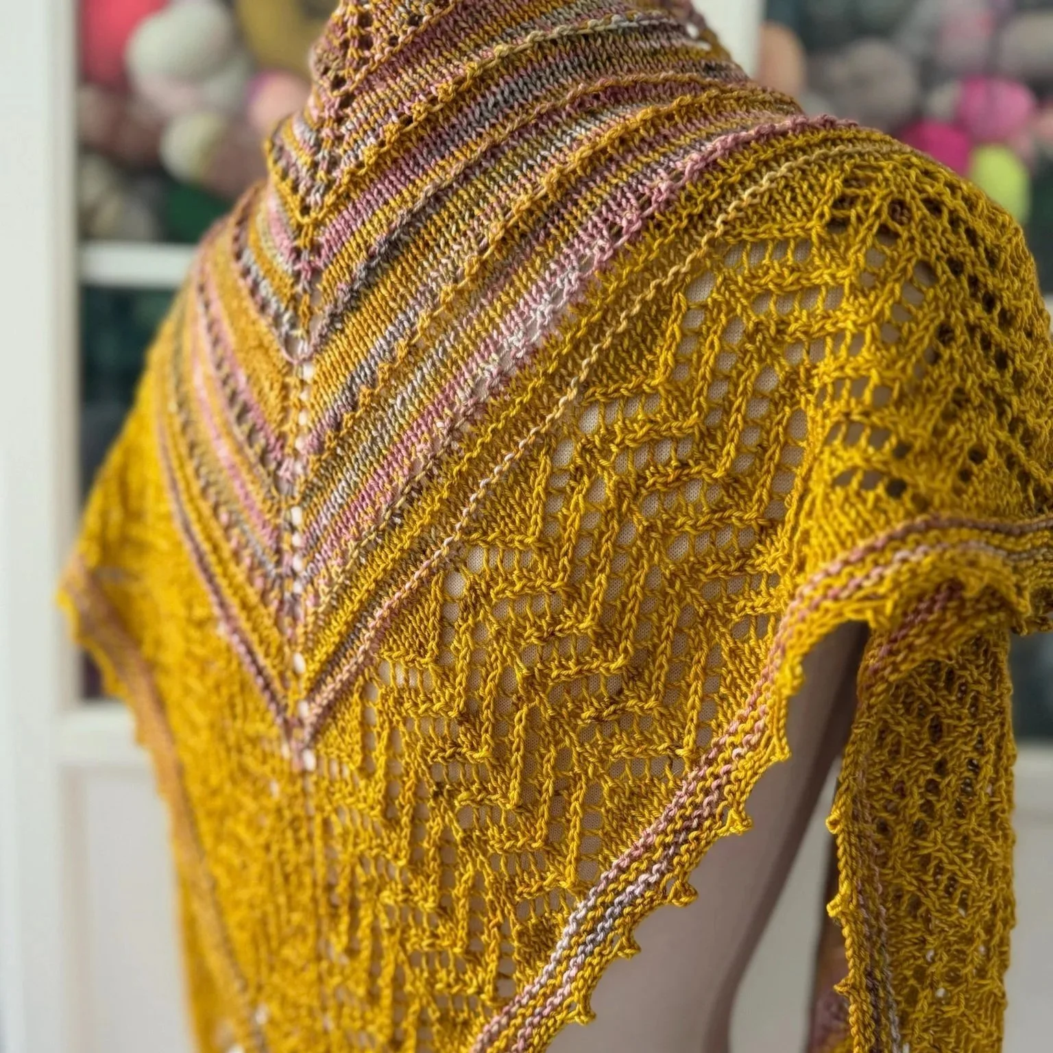evening sun shawl