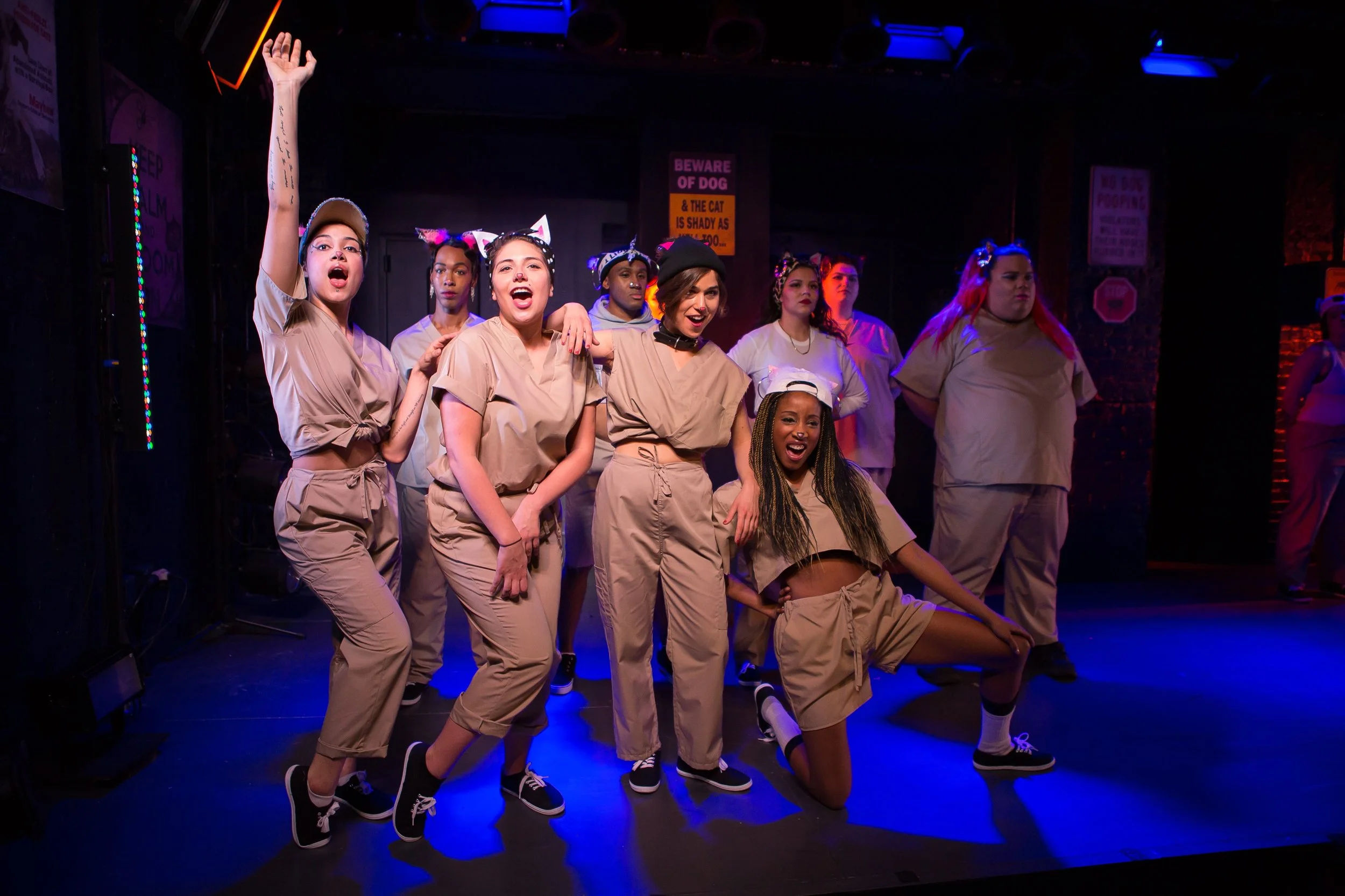 'Tasty'- Locked up Bitches. Book & Lyrics By Catya McMullen. Music by Catya McMullen and Scott Allen Klopfenstein. Directed & Choreographed by Micheal Raine. The Flea Theatre 2018. 