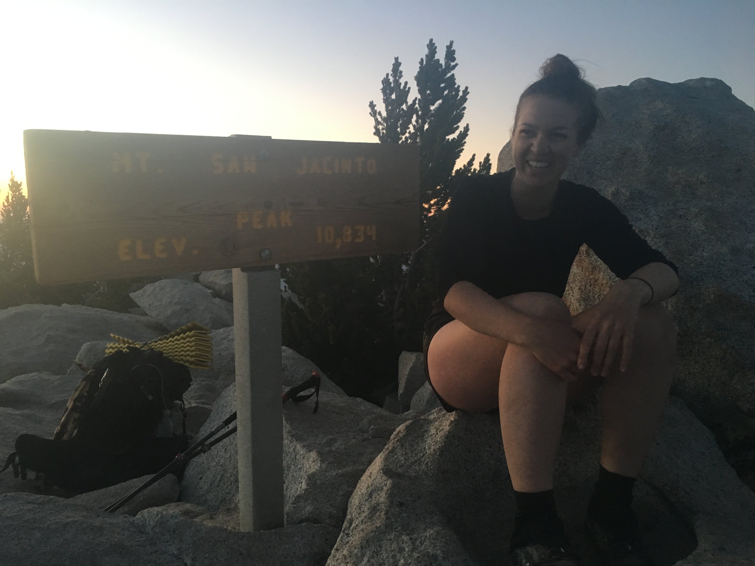 I look happy but I'm secretly wondering if I'm going to be able to stand back up due to physical exhaustion.