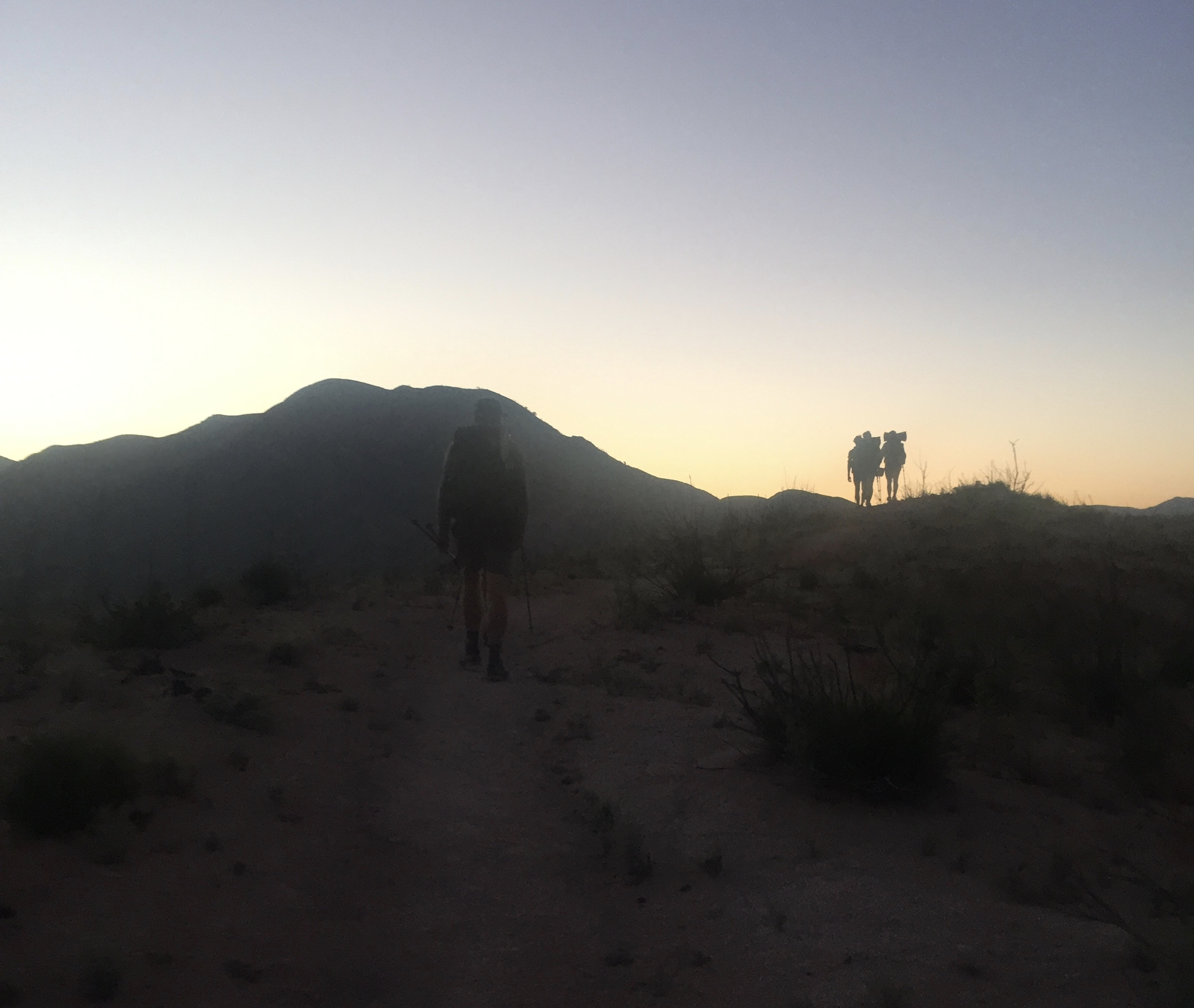 Downside to night hiking is that there isn't a lot of time for pictures.