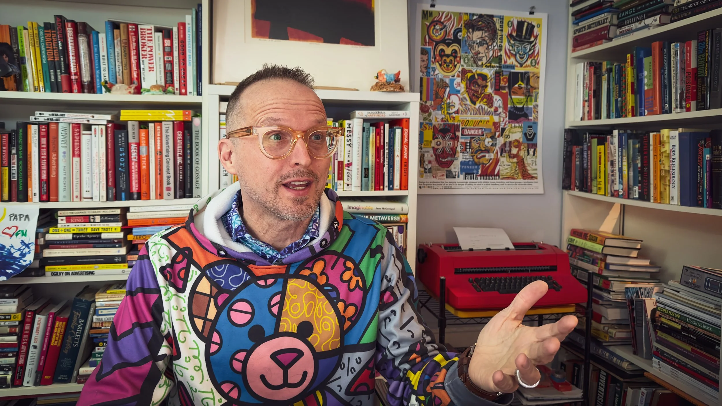 Photo of Tim Brunelle in his home office