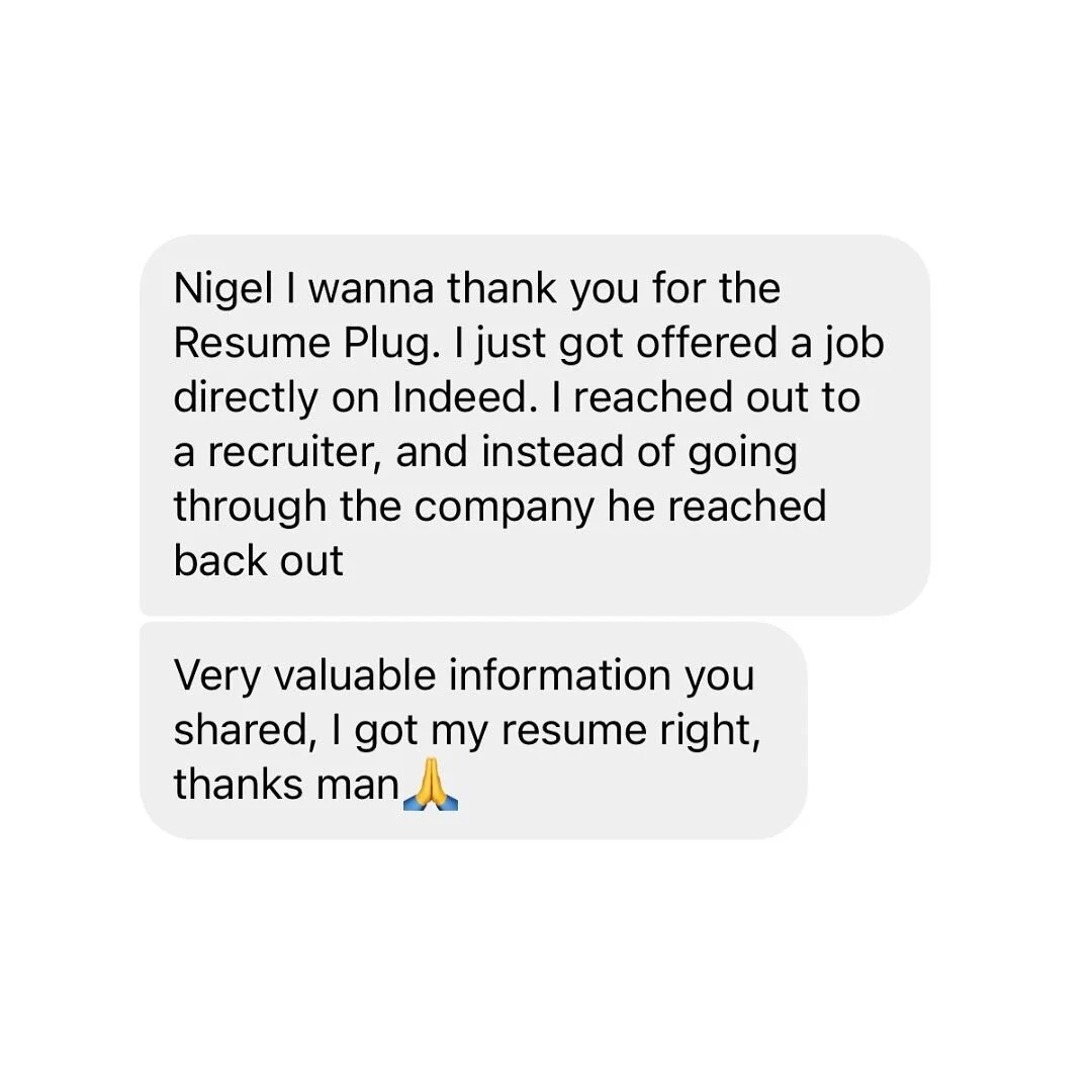 Free Career Kit Results

DM us &ldquo;plug&rdquo; if you need our full services or even the the free resources.

Share to save a life. Link in Bio 💪🏽