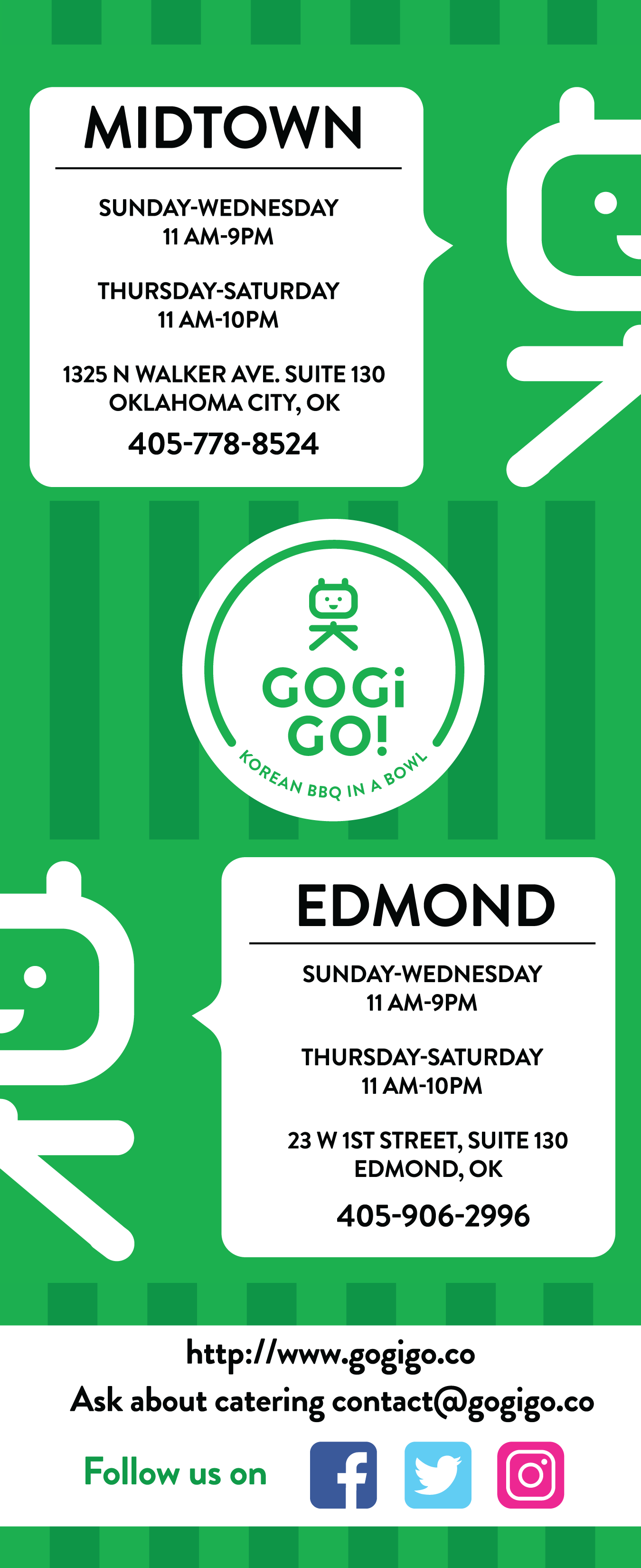 gogi go menu