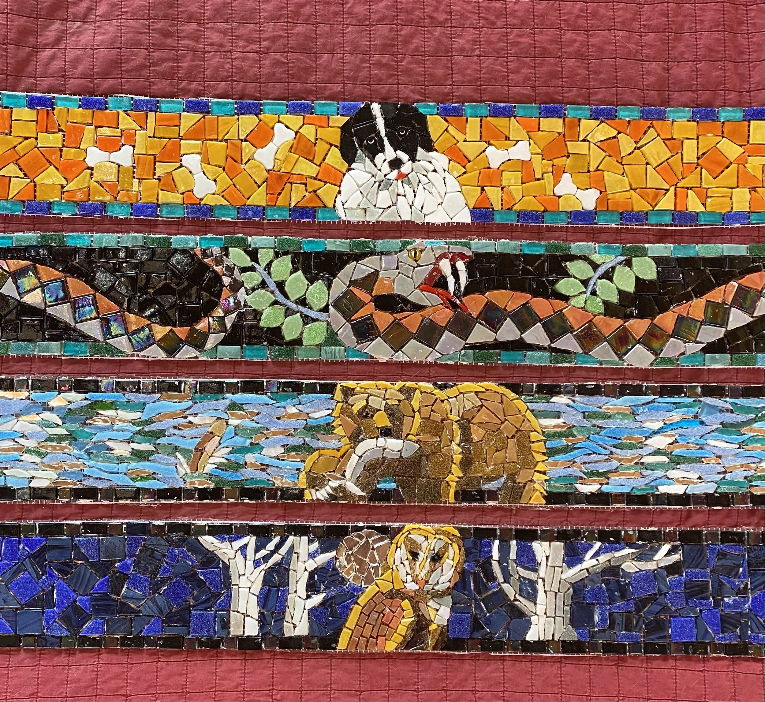 Spirit Animal Mosaic Art Work by Evelyne Pouget.jpg